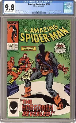 Buy Amazing Spider-Man #289D CGC 9.8 1987 1618377010 • 179.89£