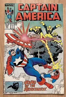 Buy Captain America # 343 July 1988 Fair Condition • 0.99£