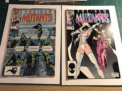 Buy New Mutants #36 & 37 Copper Age Comic Books (Marvel 1986) 2 X FN+ Issues • 8£