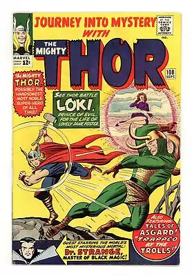 Buy Thor Journey Into Mystery #108 VG- 3.5 1964 • 38.92£