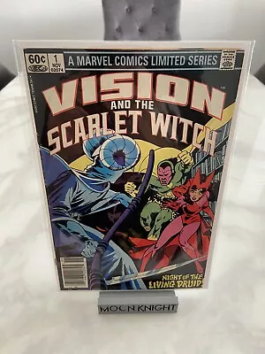 Buy Marvel Vision And The Scarlet Witch #1 (1982) 1st App Samhain ( News Stand ) • 25£