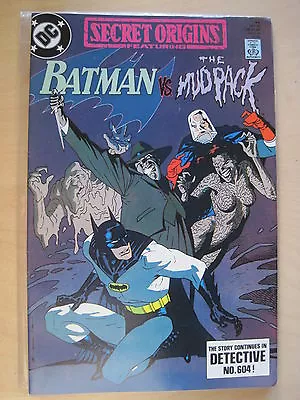 Buy SECRET ORIGINS Issue 44 : BATMAN VS The MUDPACK  By BARR & GIFFEN. DC, 1989 • 4.99£