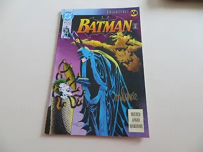 Buy 1993 Dc Batman # 494 Scarecrow Joker & Bane Signed Tom Mandrake Coa & Poa • 15.80£