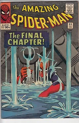 Buy Amazing Spider-Man 33 - 1966 - Ditko - Fine/Very Fine • 299.99£