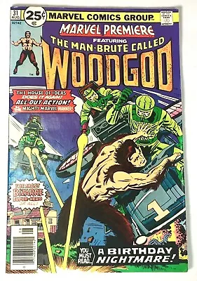 Buy Marvel Premiere #31 Man Brute Called 1st Woodgod FN/VF Bill Mantlo Jack Kirby • 6.76£