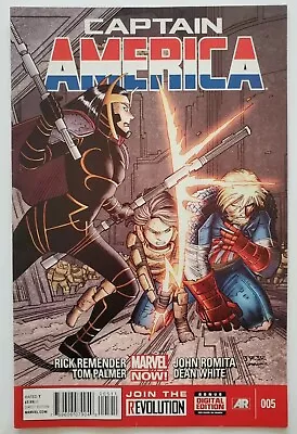 Buy Captain America #5 VF/NM 7th Series  Cover A  REMENDER!!! ROMITA!!! • 6.99£
