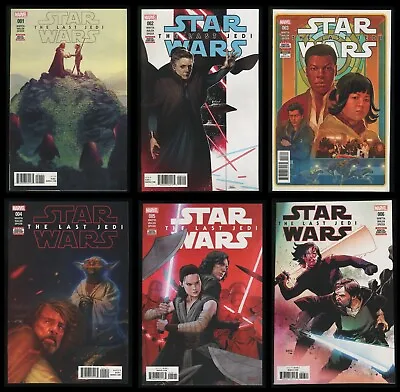 Buy Star Wars The Last Jedi Movie Adaptation Comic Set 1-2-3-4-5-6 Lot Kylo Ren Sith • 62.36£