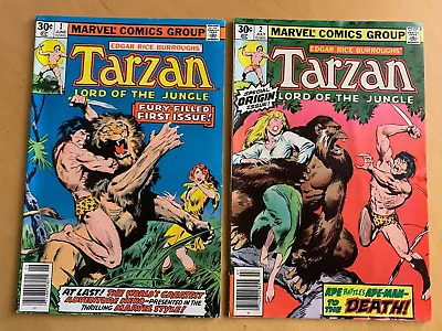 Buy TARZAN, LORD Of The JUNGLE, Marvel 1977 Series By Thomas, Buscema #s 1,2,3,4,5,6 • 29.99£