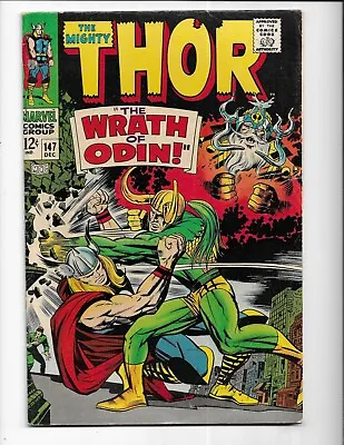 Buy Thor 147 - Vg+ 4.5 - Sif - Balder - Odin - Princess Python - Loki (1967) • 26.98£