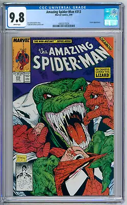 Buy Amazing Spider-Man 313 CGC Graded 9.8 NM/MT Mcfarlane Marvel Comics 1989 • 131.88£