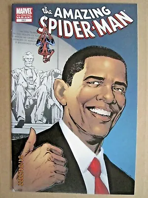 Buy 2009 Marvel Comics The Amazing Spider-man #583 Obama Variant 5th Printing (a2) • 6.82£