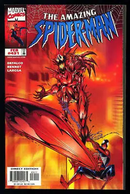 Buy Amazing Spider-Man #431 Marvel 1998 (NM+) 1st App Of Cosmic Carnage! L@@K! • 65.08£