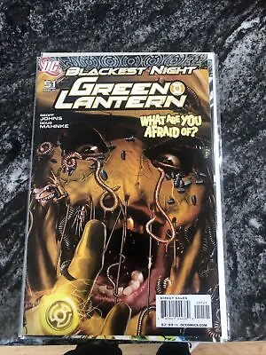 Buy Green Lantern #51 Geoff Johns 1:25 Variant  Blackest Night  Dc  2010 • 35.48£