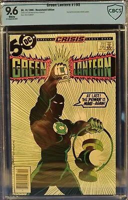 Buy Green Lantern #195 CBCS 9.6 Wp Newsstand  Guy Gardner Becomes A Green Lantern • 139.92£