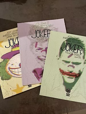 Buy The Joker Killer Smile DC #1 2 3 (of 3) Lemire Black Label First Print • 20£