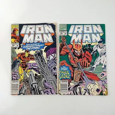 Buy Iron Man #280 #281 Lower Grade 1st War Machine Cameo Lot (1992 Marvel Comics) • 7.94£