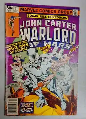 Buy John Carter, Warlord Of Mars #2 (1977) Fn Marvel • 9.95£