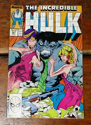 Buy Incredible Hulk #347 - 1988 Marvel Comics 1st App Joe Fixit & Marlo Chandler NM • 39.54£