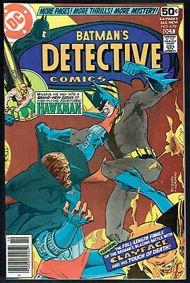 Buy DETECTIVE COMICS  479  NM+/9.6  -  Outstanding High Grade Clayface Battle Cover! • 73.45£