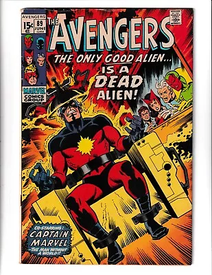 Buy Avengers 89 Vg/fn Marvel Comics Book Iron Man 1st Kree Skrull War Buscema (1971) • 26.87£