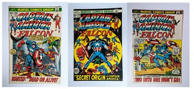 Buy Captain America #154-156 -1972 -MARVEL COMICS BRONZE AGE • 35.48£