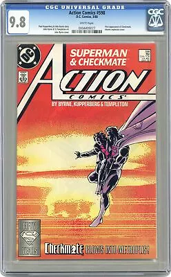 Buy Action Comics #598 CGC 9.8 1988 0004499077 1st App. Checkmate • 87.08£
