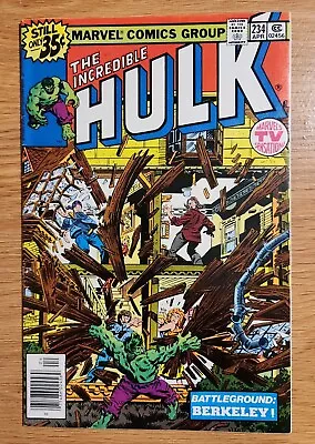Buy Incredible Hulk #234 QUASAR 1st Appearance (formerly Marvel Man) 1979 VF Est. • 23.72£