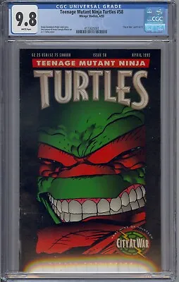 Buy Teenage Mutant Ninja Turtles #58 Cgc 9.8 City At War White Pages • 395.30£