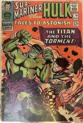 Buy Tales To Astonish #79 (1966) Classic Battle Of Hulk Vs Hercules • 15£