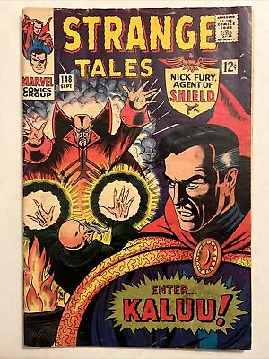 Buy Strange Tales #148 Marvel Comics 1966 1st Full Kaluu, Origin Ancient One (VG) • 11.85£