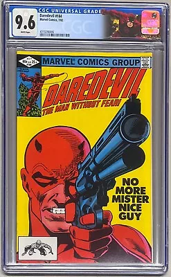 Buy Daredevil #184 (1982) CGC 9.6 Classic Frank Miller Cover - PUNISHER Custom Label • 78.64£