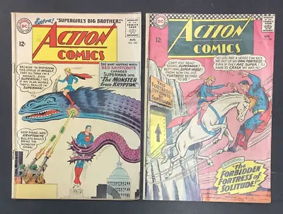 Buy Action Comics #303 336 Silver Age Superman Comic Book Lot Early Supergirl Swan • 15.98£