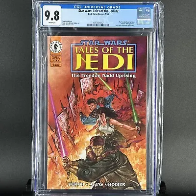 Buy Star Wars: Tales Of The Jedi #2 Dark Horse Comics 9/94 CGC Graded 9.8 NM/MT  • 63.55£