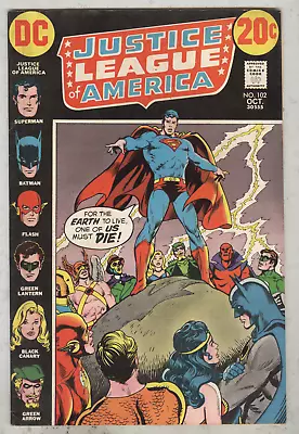 Buy Justice League Of America #102 October 1972 VG- • 3.95£