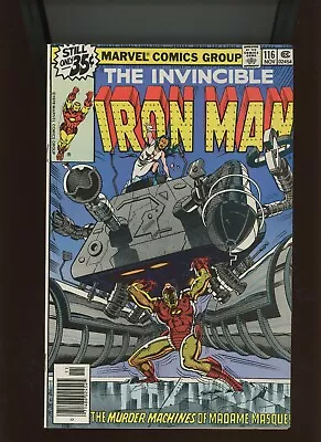 Buy (1978) Iron Man #116: BRONZE AGE! KEY ISSUE! THE DEATH OF COUNT NEFARIA! (9.2) • 7.82£