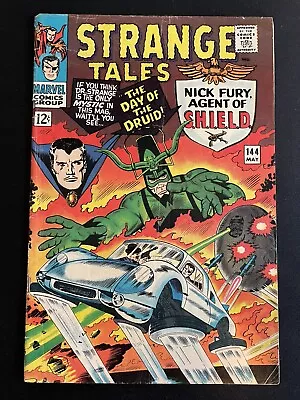 Buy Strange Tales #144 1966 Marvel Comics Silver Age Nick Fury SHIELD Very Good • 19.70£