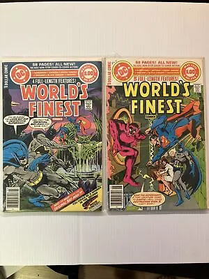 Buy Worlds Finest 255-256 Superman And Batman, Shazam   Green Arrow Fine+ Great • 15.30£