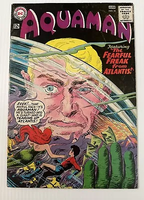 Buy Aquaman #21 (FN-) 1965 Silver Age. 1st, Appearance Of The Fisherman • 15.89£