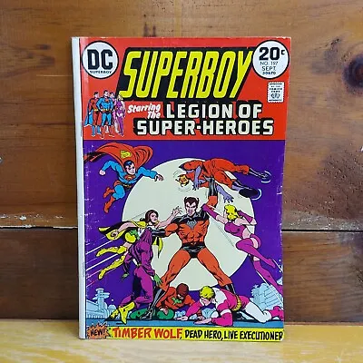 Buy 1973Superboy #197 DC Comic  1st Legion Of Superheroes In Title See All Photos • 4.40£