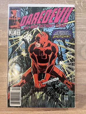 Buy Marvel Comics Daredevil The Man Without Fear  #272 1989 Newsstand Variant Romita • 12.99£