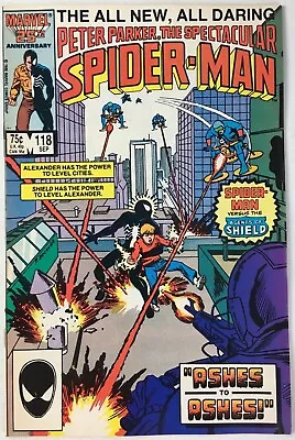 Buy Peter Parker The Spectacular Spider-Man Vol 1 #118 September 1986 Marvel Comic • 11.99£