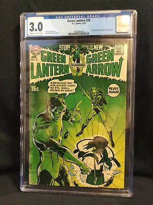 Buy Green Lantern #76 Cgc 3.0 *green Lantern/ Green Arrow Stories Begin • 199.88£