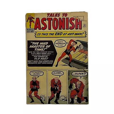 Buy Tales To Astonish #43 Ant-Man Marvel Comic Book 1963 Steve Ditko Don Heck 1.8 • 43.97£