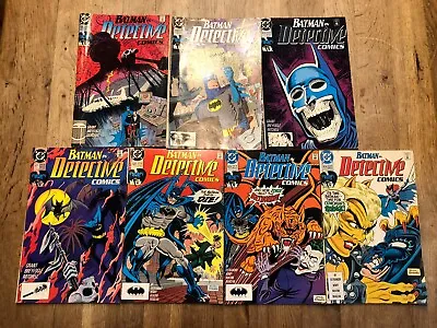 Buy Batman Detective Comics 618, 619, 620, 621, 622, 623, 624; July - December 1990 • 24.99£