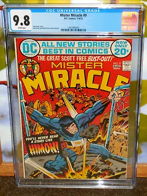 Buy Mister Miracle #9 Cgc 9.8 First Appearance Of Himon 1972 Bronze Age • 399.75£