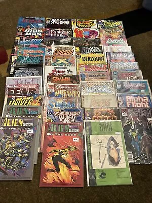 Buy Massive Lot Of 90s Comics DC, Marvel, Walking Dead, Spiderman, Fantastic 4 Dared • 19.76£