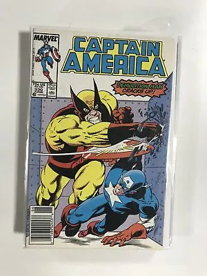 Buy Captain America #330 (1987) VF5B128 VERY FINE VF 8.0 • 4£
