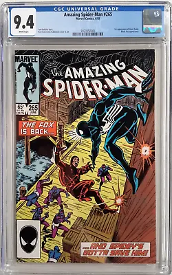Buy 🕸amazing Spider-man #265 Cgc 9.4*1985, Marvel*1st Appearance Of Silver Sable🕷 • 64.87£