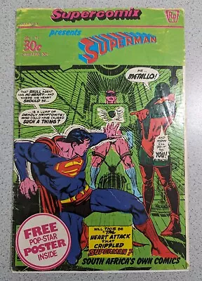 Buy Superman 316 SUPERCOMIX 1981 South African Edition RARE Comic  • 47.43£