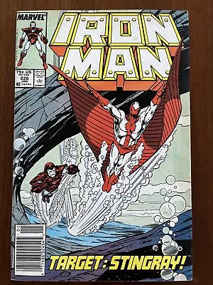 Buy Iron Man #226 Newsstand Variant (Marvel Comics 1988) VF- • 12.06£